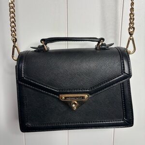 Michael Michael Kors Grace Leather Crossbody Black